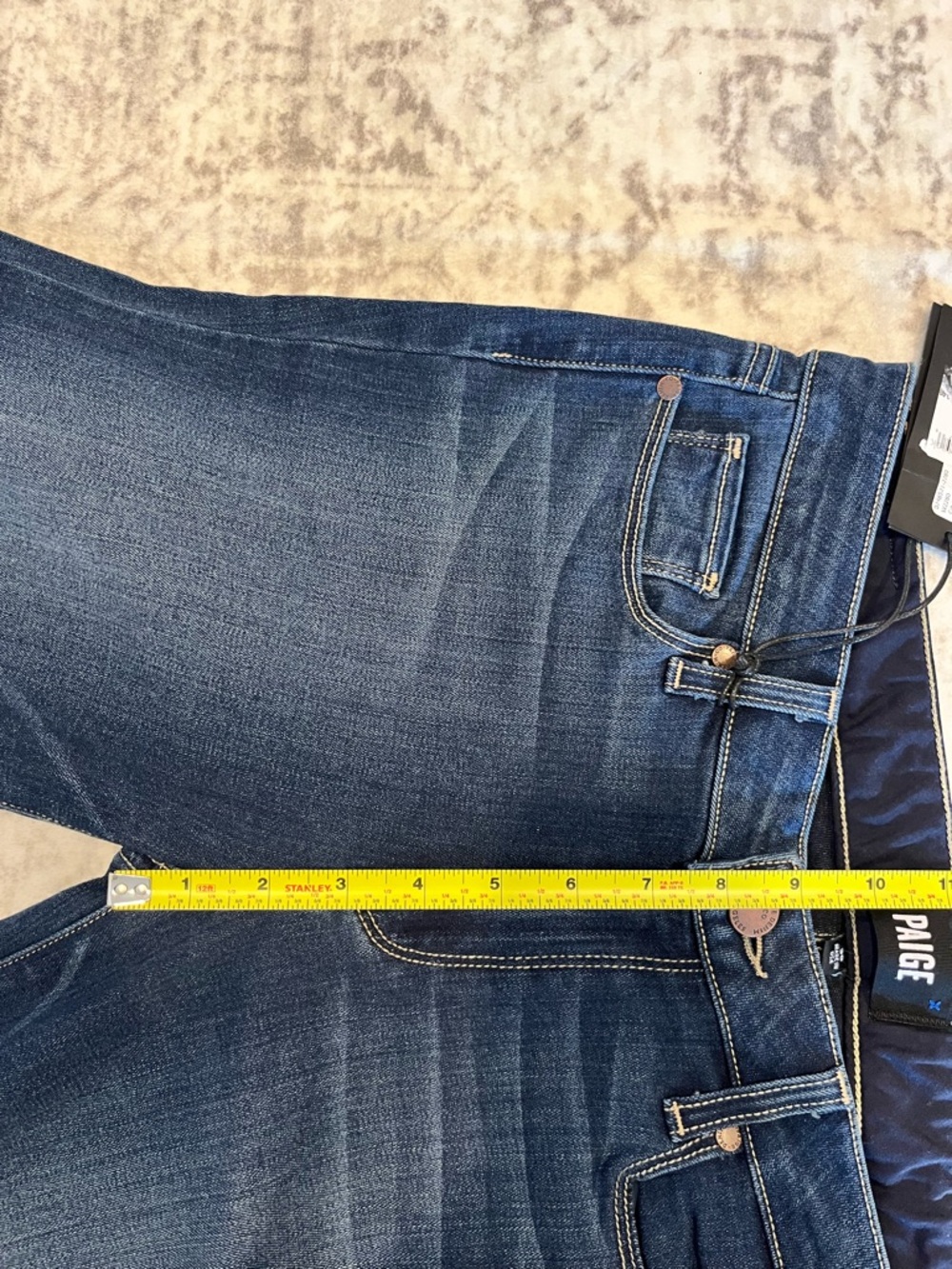 PAIGE Skyline Skinny Jeans Size 30 NWT Mid-Rise Stretch Denim - Picture 9 of 10